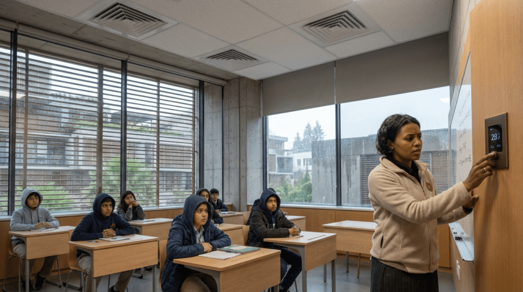 Bellevue School District HVAC Delay