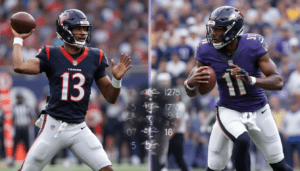texans vs baltimore ravens match player stats